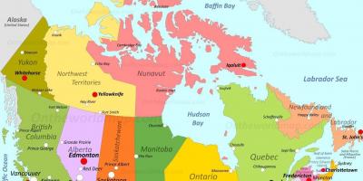 Karte von Kanada Toronto