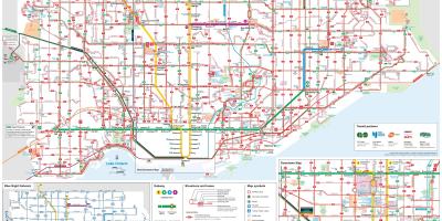 Ttc-bus-Karte Toronto