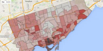 Kriminalität Karte Toronto