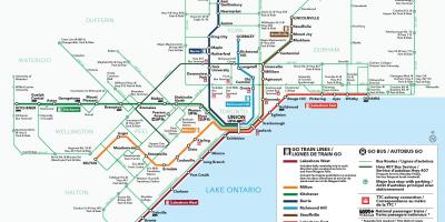 Toronto public transit Karte