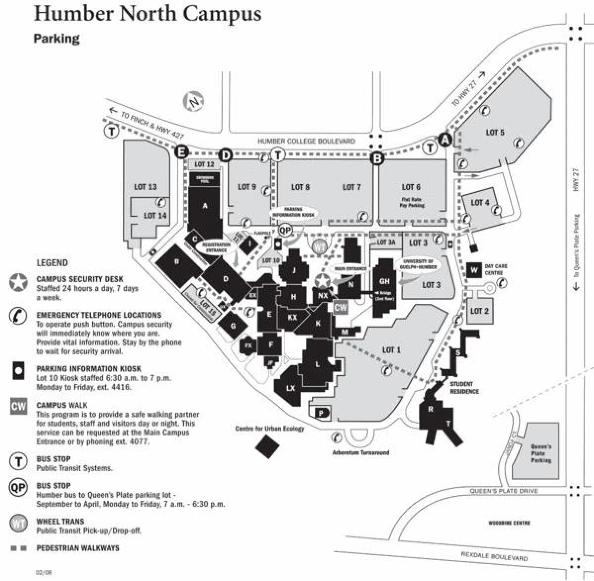 humber college-north campus-Karte