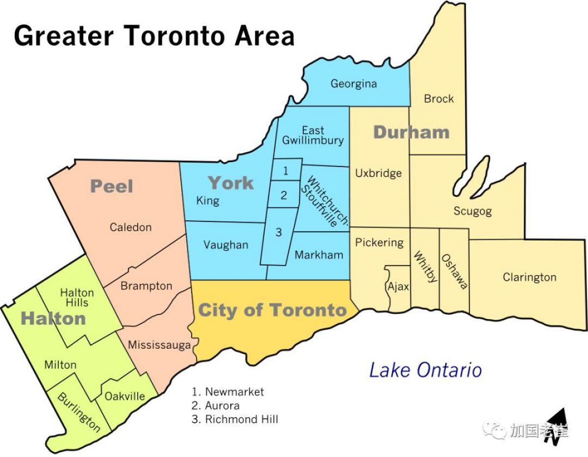 Toronto Karte